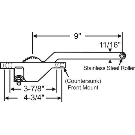 STRYBUC Single Arm Casement Operator 36-220-1